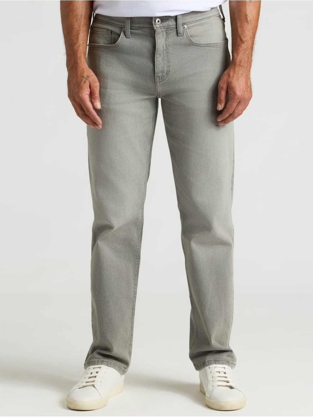 True Classic Grey Denim Jeans